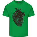 Rotten Heart Gothic Demon Satan Skull Evil Kids T-Shirt Childrens Irish Green