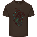 Rotten Heart Gothic Demon Satan Skull Evil Mens Cotton T-Shirt Tee Top Dark Chocolate