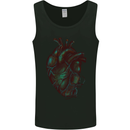 Rotten Heart Gothic Demon Satan Skull Evil Mens Vest Tank Top Black