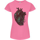 Rotten Heart Gothic Demon Satan Skull Evil Womens Petite Cut T-Shirt Azalea