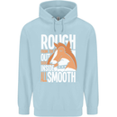 Rough Collie Inside All Smooth Funny Childrens Kids Hoodie Light Blue