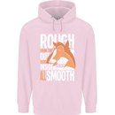 Rough Collie Inside All Smooth Funny Childrens Kids Hoodie Light Pink