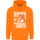 Rough Collie Inside All Smooth Funny Childrens Kids Hoodie Orange