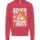Rough Collie Inside All Smooth Funny Kids Sweatshirt Jumper Heliconia
