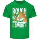 Rough Collie Inside All Smooth Funny Kids T-Shirt Childrens Irish Green