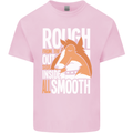 Rough Collie Inside All Smooth Funny Kids T-Shirt Childrens Light Pink