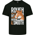 Rough Collie Inside All Smooth Funny Mens Cotton T-Shirt Tee Top Black