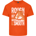 Rough Collie Inside All Smooth Funny Mens Cotton T-Shirt Tee Top Orange