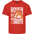 Rough Collie Inside All Smooth Funny Mens Cotton T-Shirt Tee Top Red