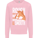 Rough Collie Inside All Smooth Funny Mens Sweatshirt Jumper Light Pink