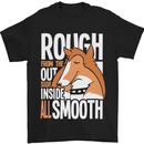 Rough Collie Inside All Smooth Funny Mens T-Shirt Cotton Gildan Black