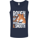 Rough Collie Inside All Smooth Funny Mens Vest Tank Top Navy Blue