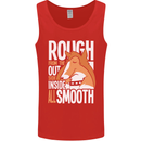 Rough Collie Inside All Smooth Funny Mens Vest Tank Top Red