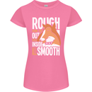 Rough Collie Inside All Smooth Funny Womens Petite Cut T-Shirt Azalea