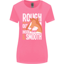 Rough Collie Inside All Smooth Funny Womens Wider Cut T-Shirt Azalea
