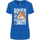 Rough Collie Inside All Smooth Funny Womens Wider Cut T-Shirt Royal Blue