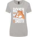 Rough Collie Inside All Smooth Funny Womens Wider Cut T-Shirt Sports Grey