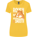 Rough Collie Inside All Smooth Funny Womens Wider Cut T-Shirt Yellow