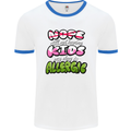 Not Having Kids the Dog is Allergic Funny Mens Ringer T-Shirt White/Royal Blue