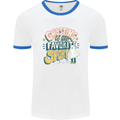 Ghosting Sport Funny Anti Valentines Day Mens Ringer T-Shirt White/Royal Blue