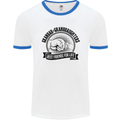 Grandad & Granddaughters Grandparent's Day Mens White Ringer T-Shirt White/Royal Blue