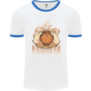 Pottery Retirement Plan Funny Mens White Ringer T-Shirt White/Royal Blue