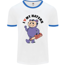 I Love My Haters Funny Halloween Mens Ringer T-Shirt White/Royal Blue