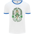St Patricks Day Shake Your Shamrocks Mens Ringer T-Shirt White/Royal Blue