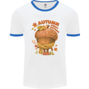 Sweet Autumn Mens White Ringer T-Shirt White/Royal Blue