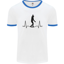 Tightrope Walking Walker Funambulism Mens Ringer T-Shirt White/Royal Blue