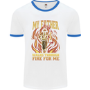 In Love With Mary Jane Funny Weed Mens Ringer T-Shirt White/Royal Blue