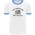 Camera for My Wife Photographer Photography Mens White Ringer T-Shirt White/Royal Blue