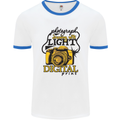 Photography Drawing With Light Photographer Mens White Ringer T-Shirt White/Royal Blue