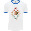 Reinstate Pluto Funny Astronomy Mens Ringer T-Shirt White/Royal Blue