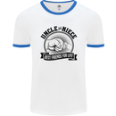 Uncle & Niece Best Friends Uncle's Day Mens White Ringer T-Shirt White/Royal Blue
