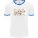 Weekly Coffee To Alcohol Evolution Wine Mens Ringer T-Shirt White/Royal Blue