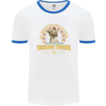 A Yorkshire Terrier Dog Mens Ringer T-Shirt White/Royal Blue