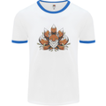 A Trippy Fox With Seven Tails Mens Ringer T-Shirt White/Royal Blue