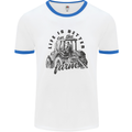 Tractor Life Is Better Farm Funny Farming Mens White Ringer T-Shirt White/Royal Blue