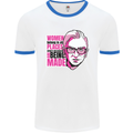 Women Empowerment Feminism Feminist Mens White Ringer T-Shirt White/Royal Blue