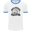 Uncle & Nephews Best Friends Uncle's Day Mens White Ringer T-Shirt White/Royal Blue