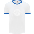 Moonchild Cancer Zodiac Mens Ringer T-Shirt White/Royal Blue