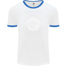 Moonchild Cancer Zodiac Mens Ringer T-Shirt White/Royal Blue