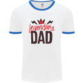 Legendary Dad Fathers Day Mens Ringer T-Shirt White/Royal Blue