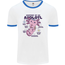 Axoloti Anatomy Mens Ringer T-Shirt White/Royal Blue
