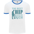 Metal Detecting The Next Beep Funny Mens Ringer T-Shirt White/Royal Blue