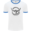 Longhorns is What I Like Cow Cattle Mens Ringer T-Shirt White/Royal Blue
