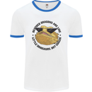 Bearded Dragons Are Like Little Dinosaurs Mens Ringer T-Shirt White/Royal Blue