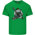 Royal Marine Bulldog Commando Soldier Mens Cotton T-Shirt Tee Top Irish Green