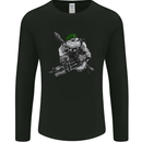 Royal Marine Bulldog Commando Soldier Mens Long Sleeve T-Shirt Black